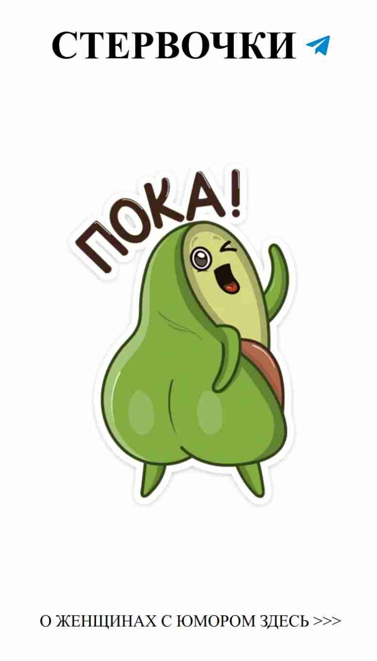 Авокадо, которое знает толк в любви и юморе