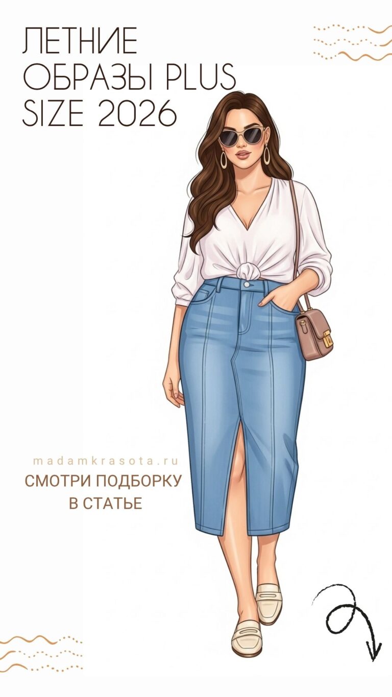 Летние образы plus size 2026 — смотри подборку в статье