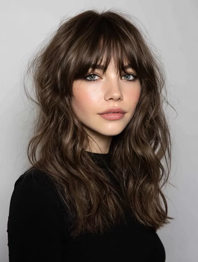 Long Bangs with Medium Hair: Soft, Chic & Universally Flattering – Cleo Diva
