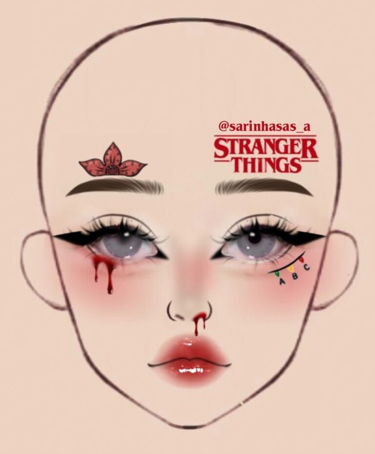 TikTok filter inspired by Stranger Things.