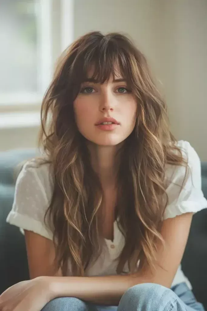 Челка Перьями