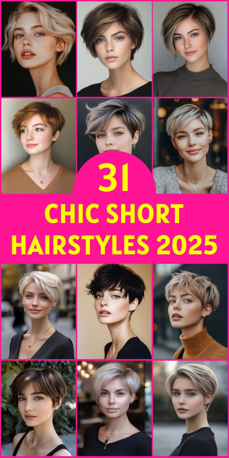Discover 31 Trendy Short Hairstyles for 2025: Your Guide to Chic Looks