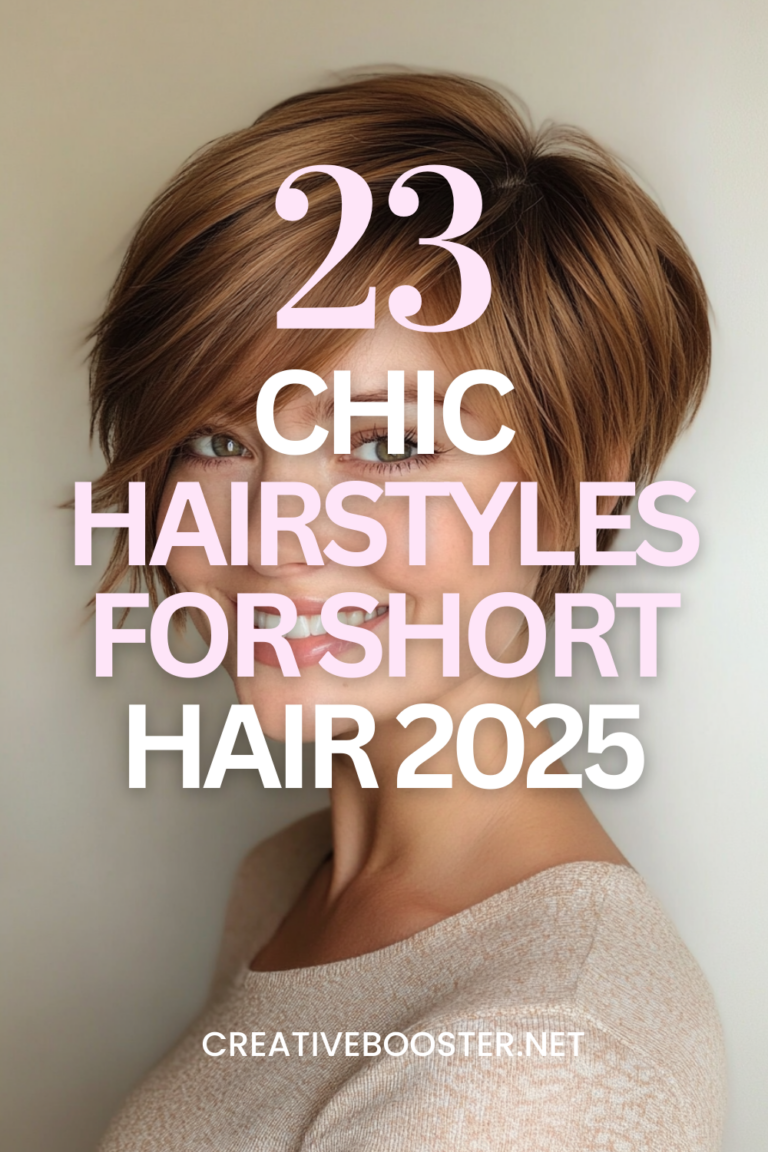 23 Chic Hairstyles for Short Hair 2025