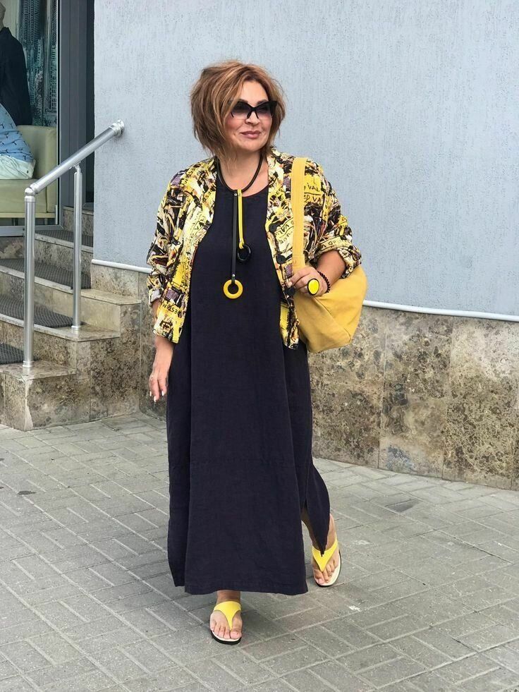 Стиль кэжуал для полных женщин 50+ и вы будете выглядеть на 10 лет моложе