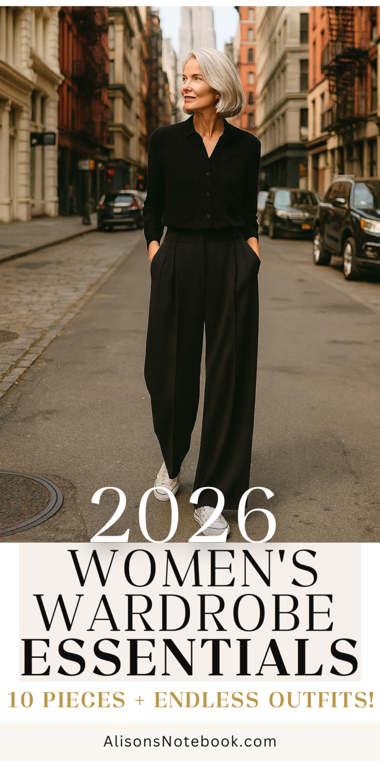 Women’s 2026 Capsule Wardrobe | 10 Classic Outfits To Include In Your Fashion Capsule Wardrobe