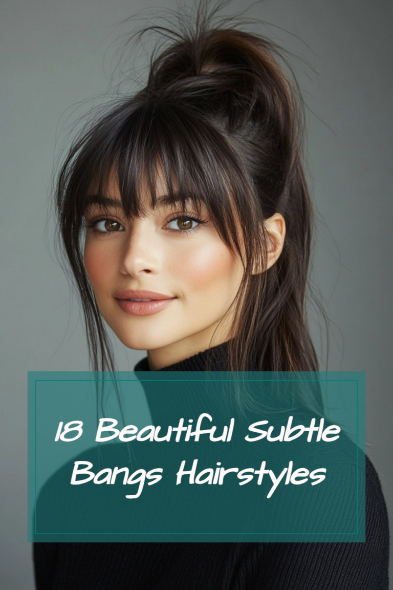 18 Soft & Wispy Subtle Bangs Hairstyles You’ll Obsess Over