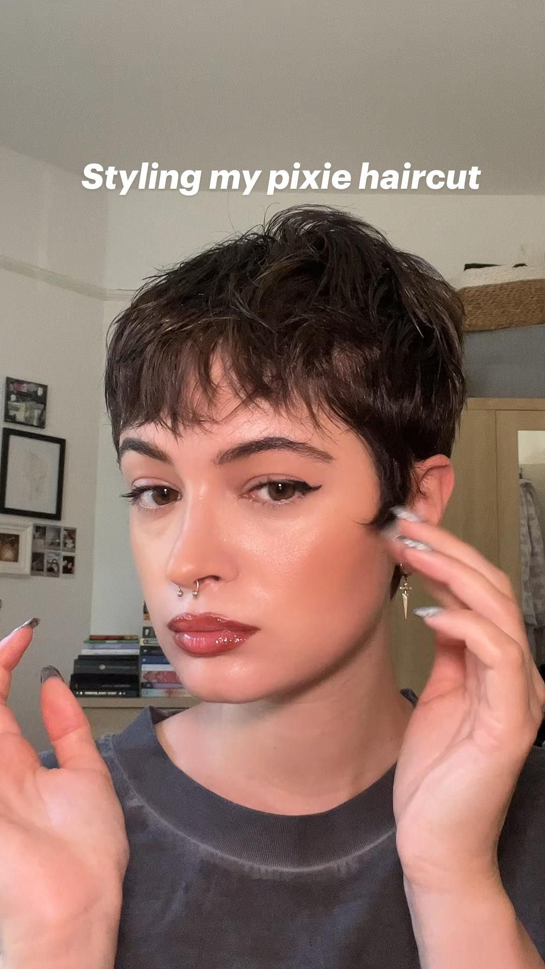 Styling my pixie haircut