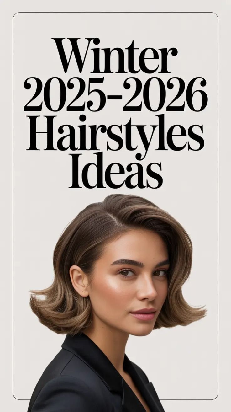 💇‍♀️ Winter 2025–2026 Hairstyles Ideas ❄️ | Polished Bobs, Soft Volume & Modern Glam ✨