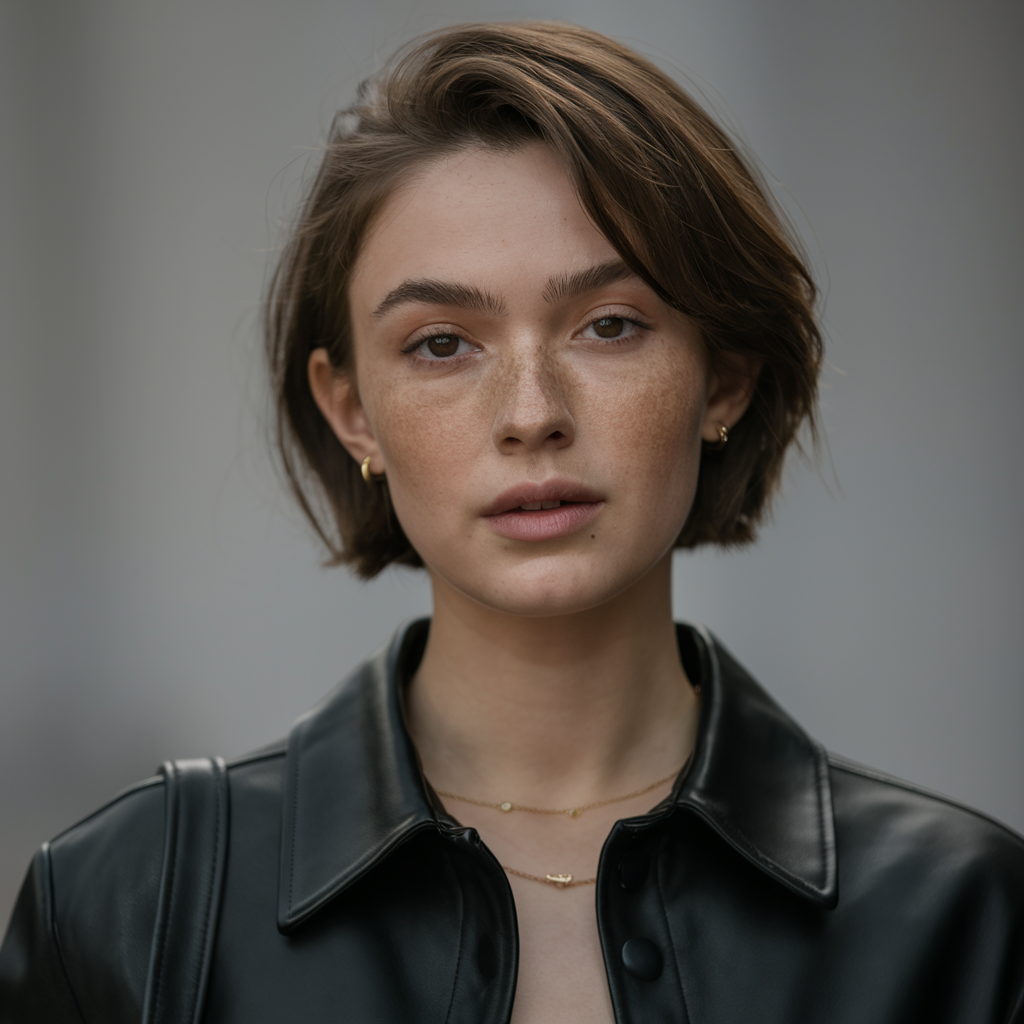 Идеальная стрижка для круглого лица: каре до скул