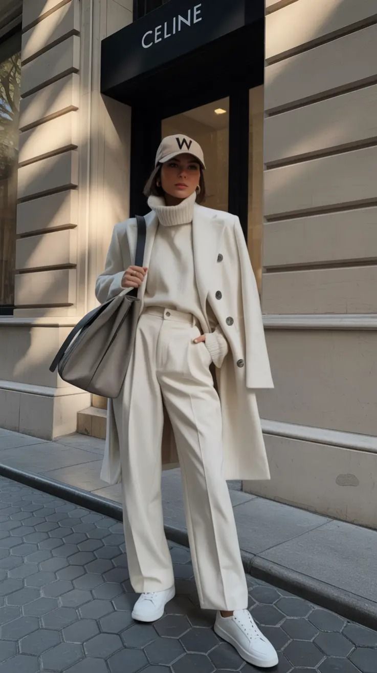 Old Money Spring Outfits: Quiet Luxury in Monochrome Layers