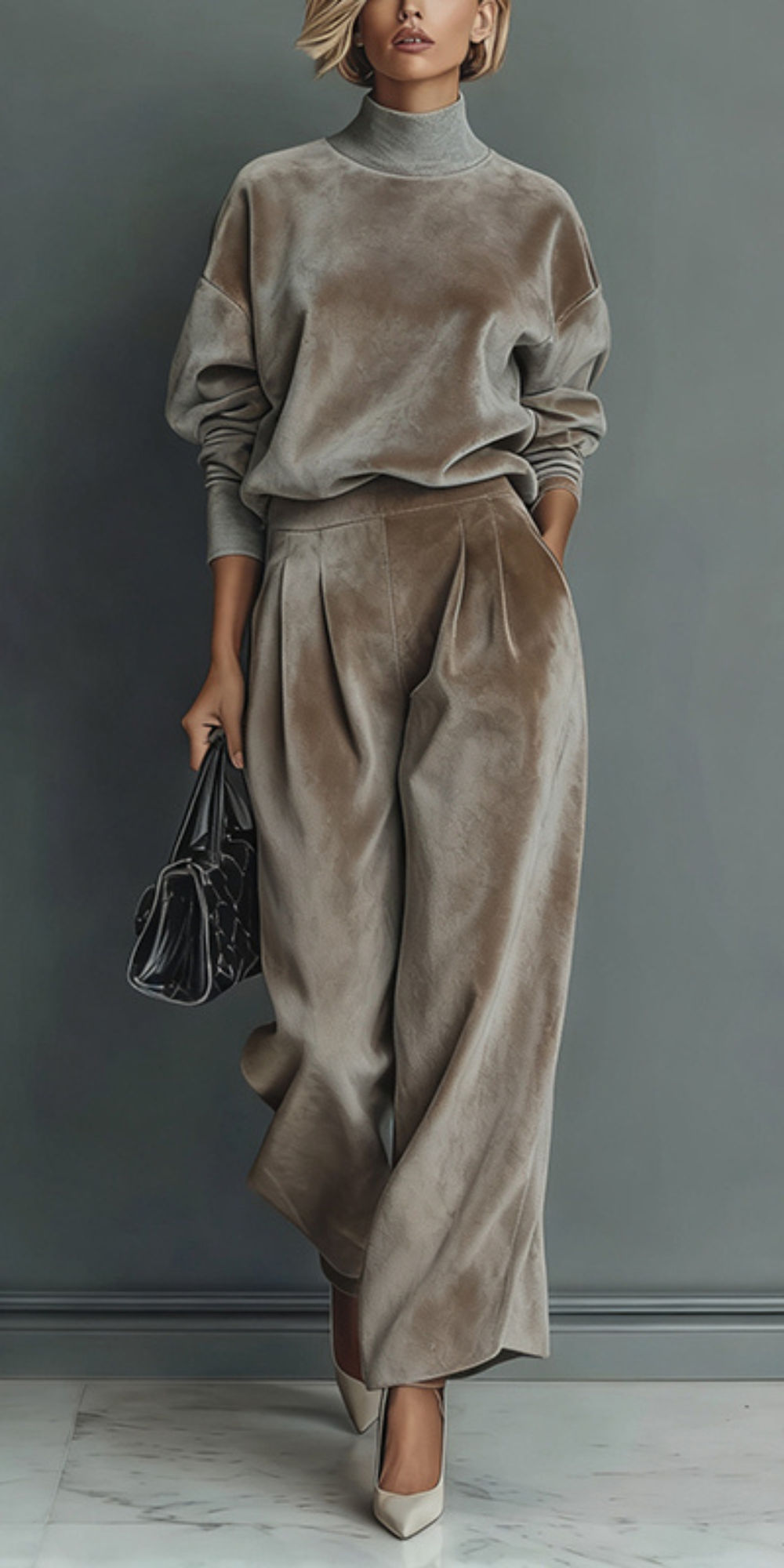 💖 Cozy Velvet Sports Suit