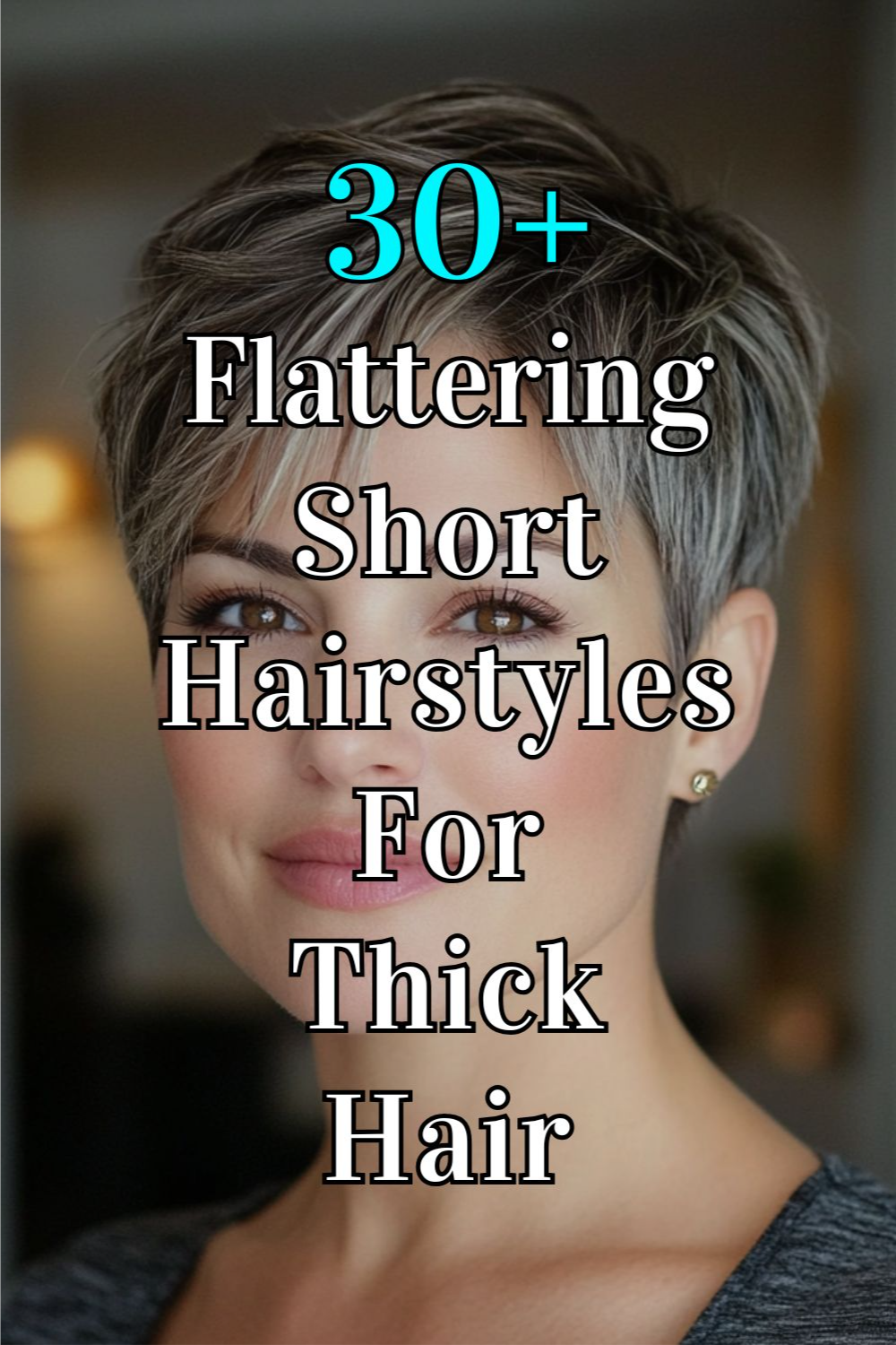 30+ Flattering Short Hairstyles For Thick Hair