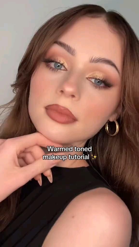 Warm Tone Makeup Look Tutorial