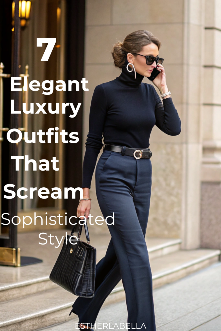 7 Elegant Luxury Outfits That Scream Sophisticated Style