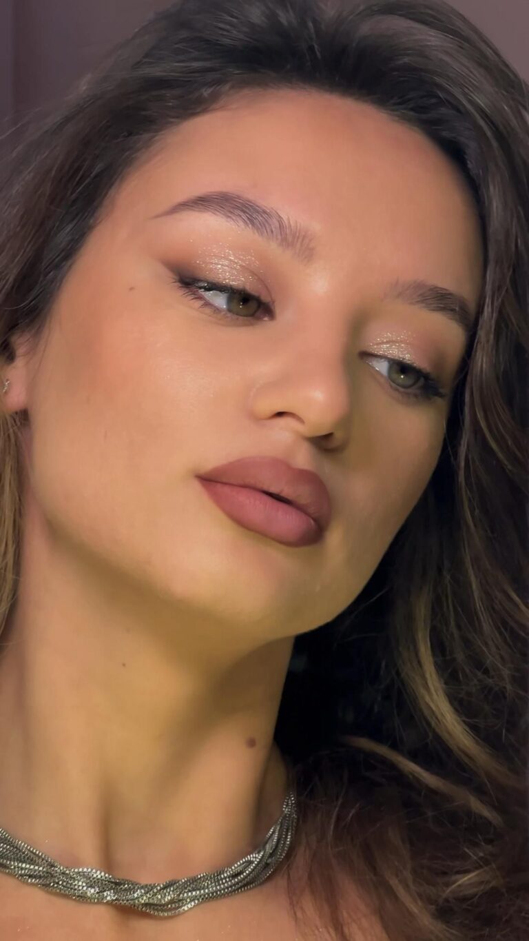 Растушеванная стрелка туториал, Спаркл , влажное сияние, нависшее веко