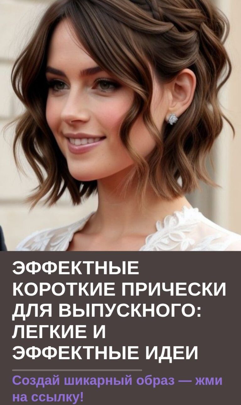 Эффектные короткие прически для выпускного: легкие и эффектные идеи