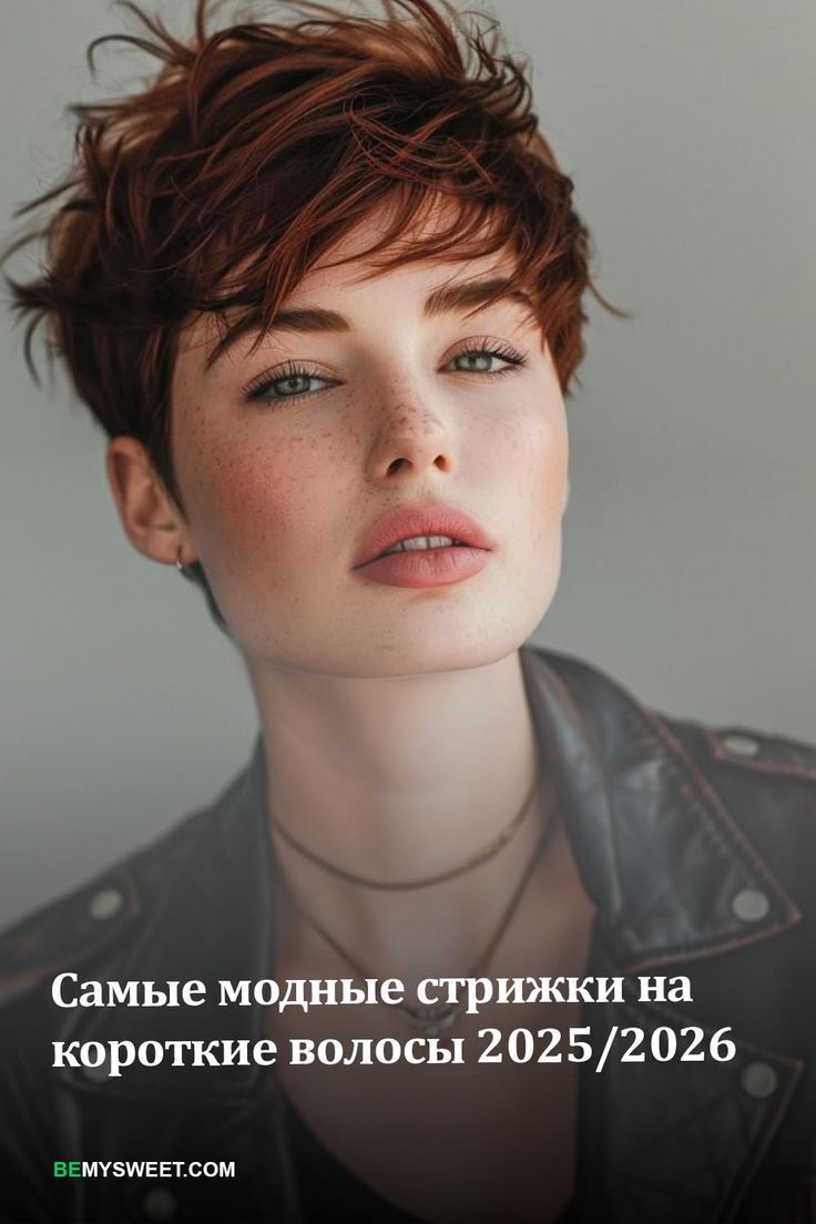 Самые модные стрижки на  короткие волосы 2025/2026