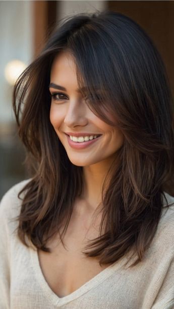 Прически Средней Длины С Боковой Пробором