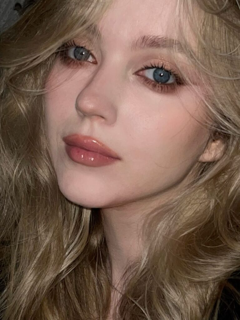 smoky eyes на голубые глаза