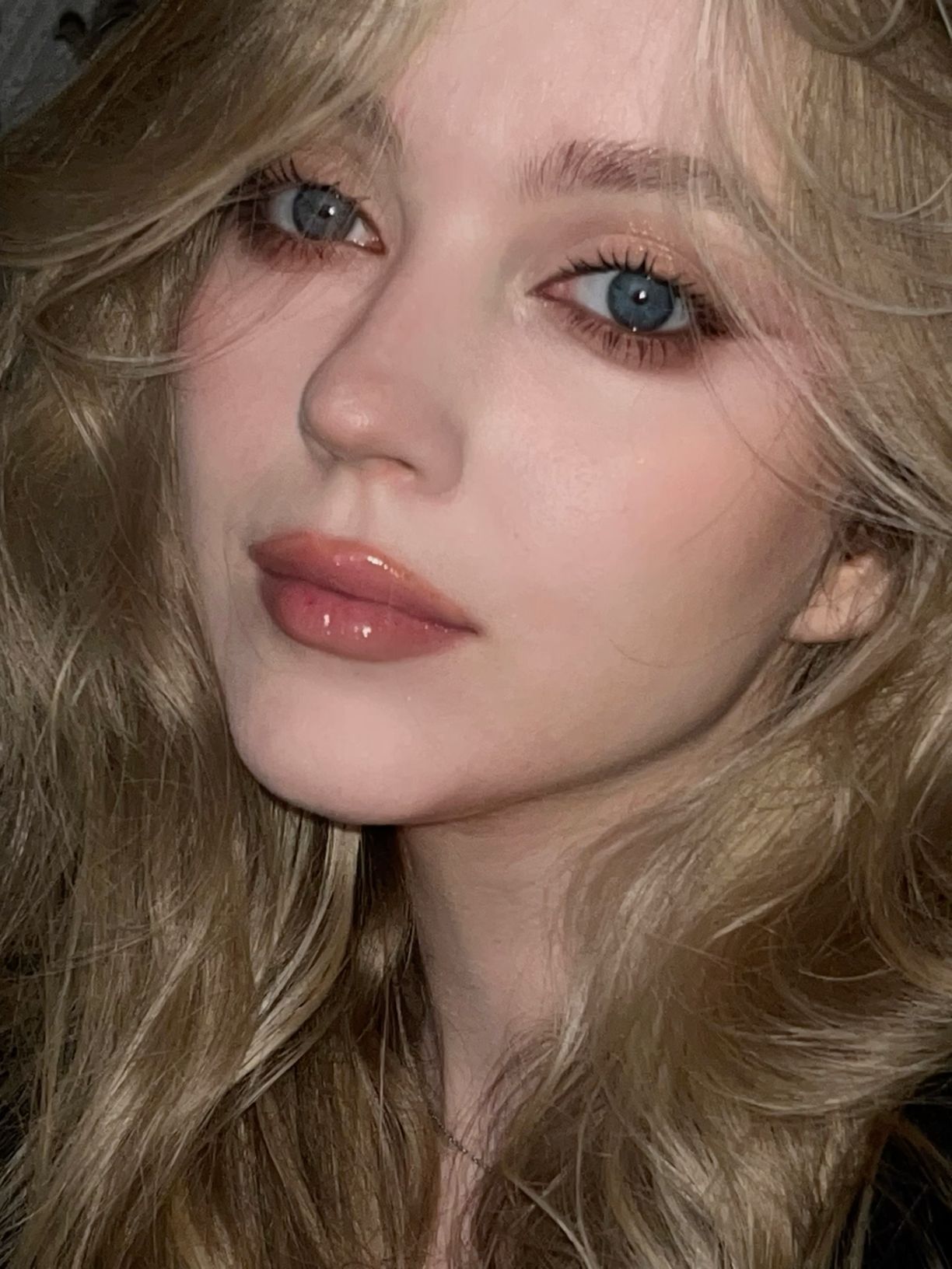 smoky eyes на голубые глаза