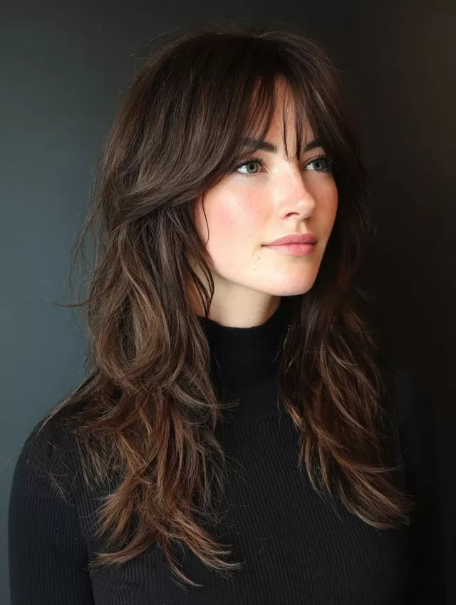 Long Shag Cuts: Edgy, Layered & Effortlessly Cool – women tattoo ideas