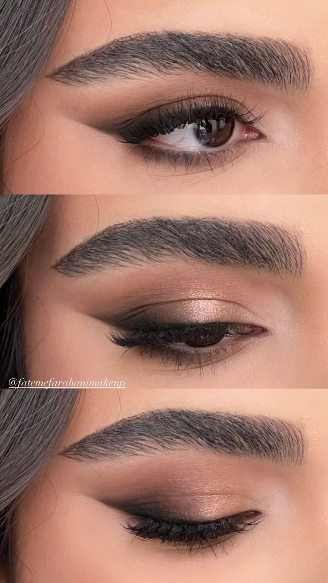 Soft Warm Glam Eye Makeup