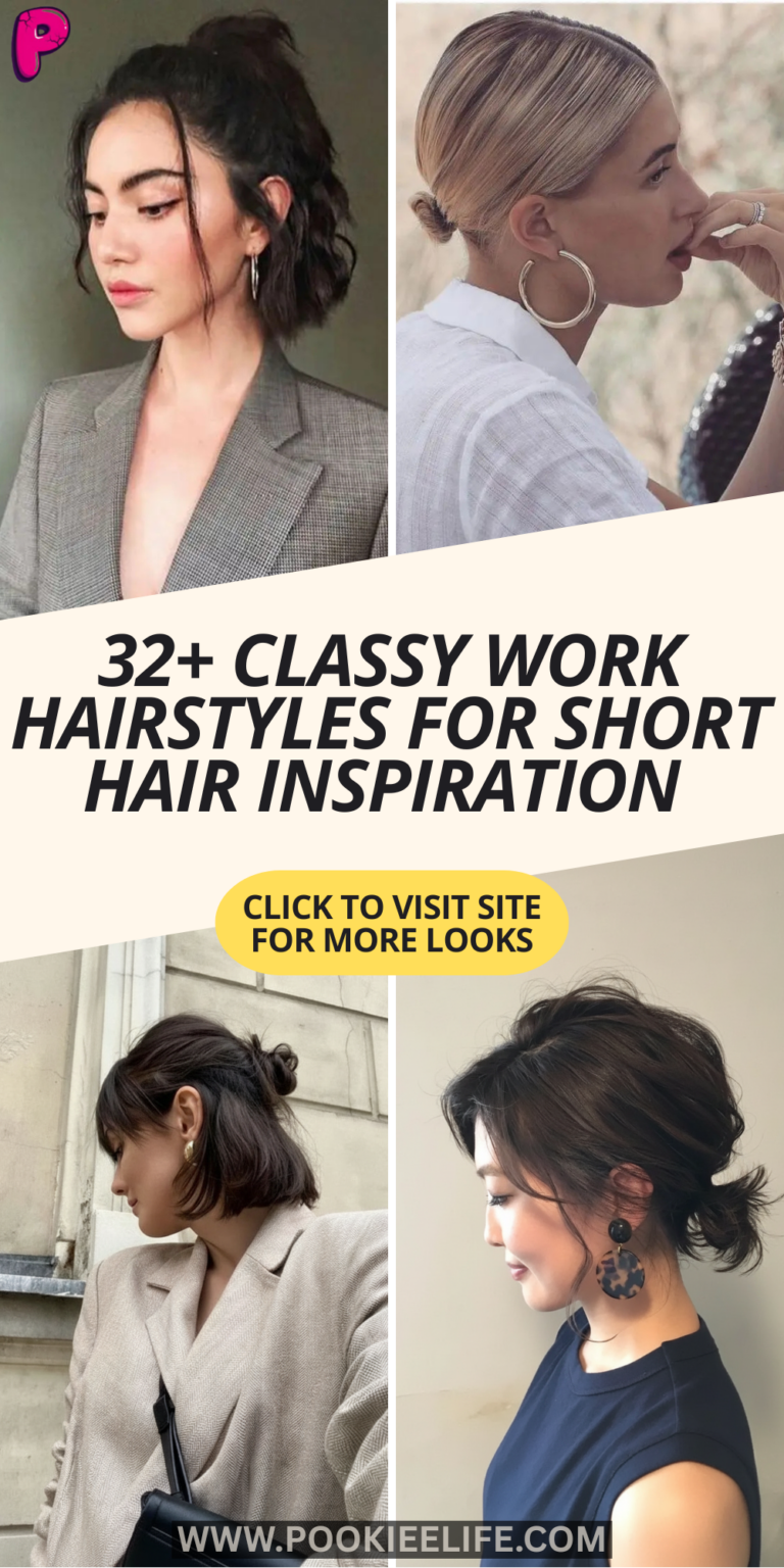 32+ Classy Work Hairstyles for Short Hair Inspiration