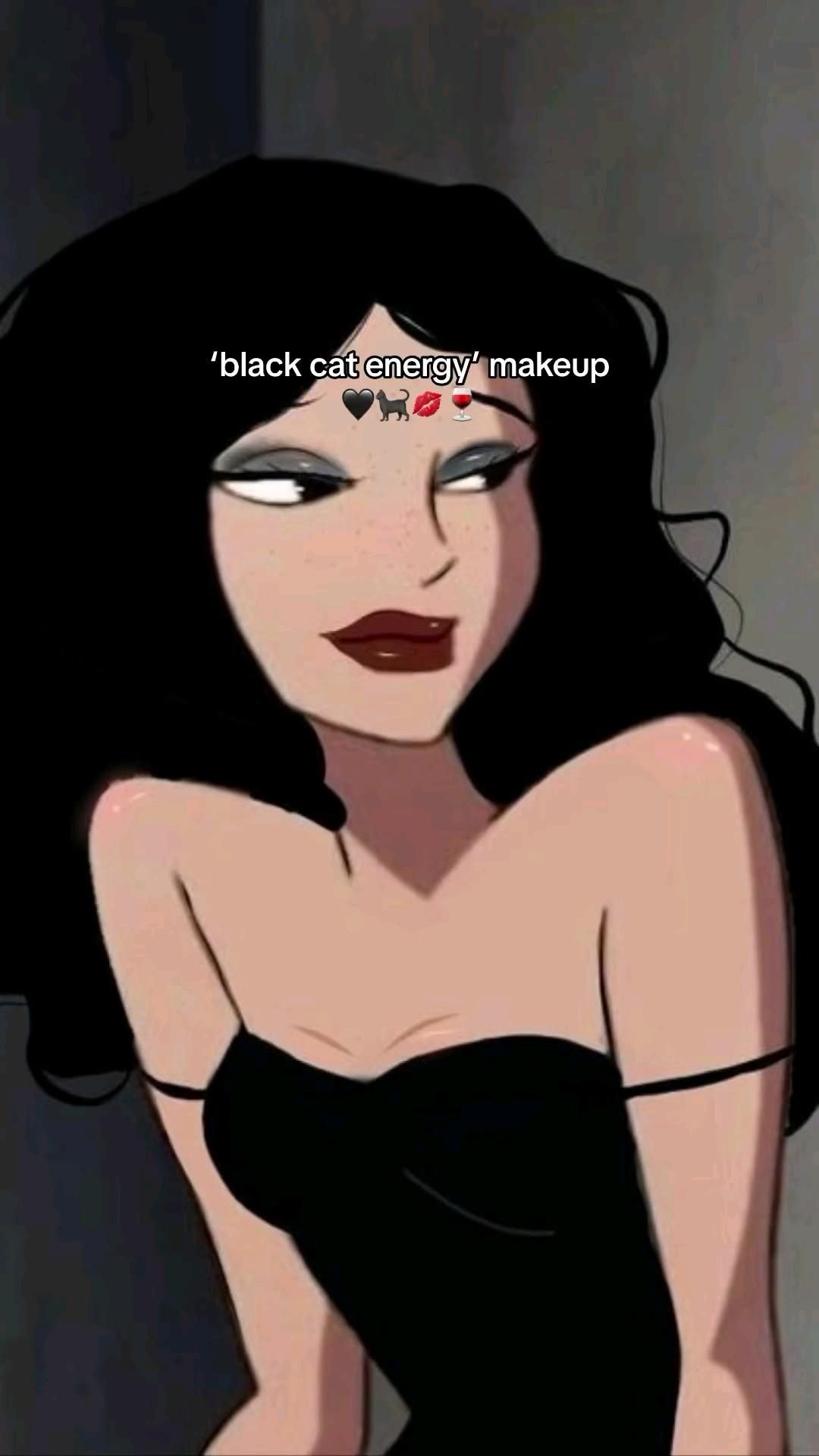 ‘Black cat energy’ Makeup