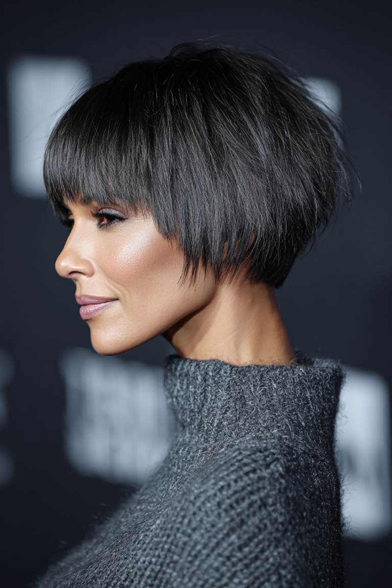 27 Stylish Bang Haircuts for Older Women 2025