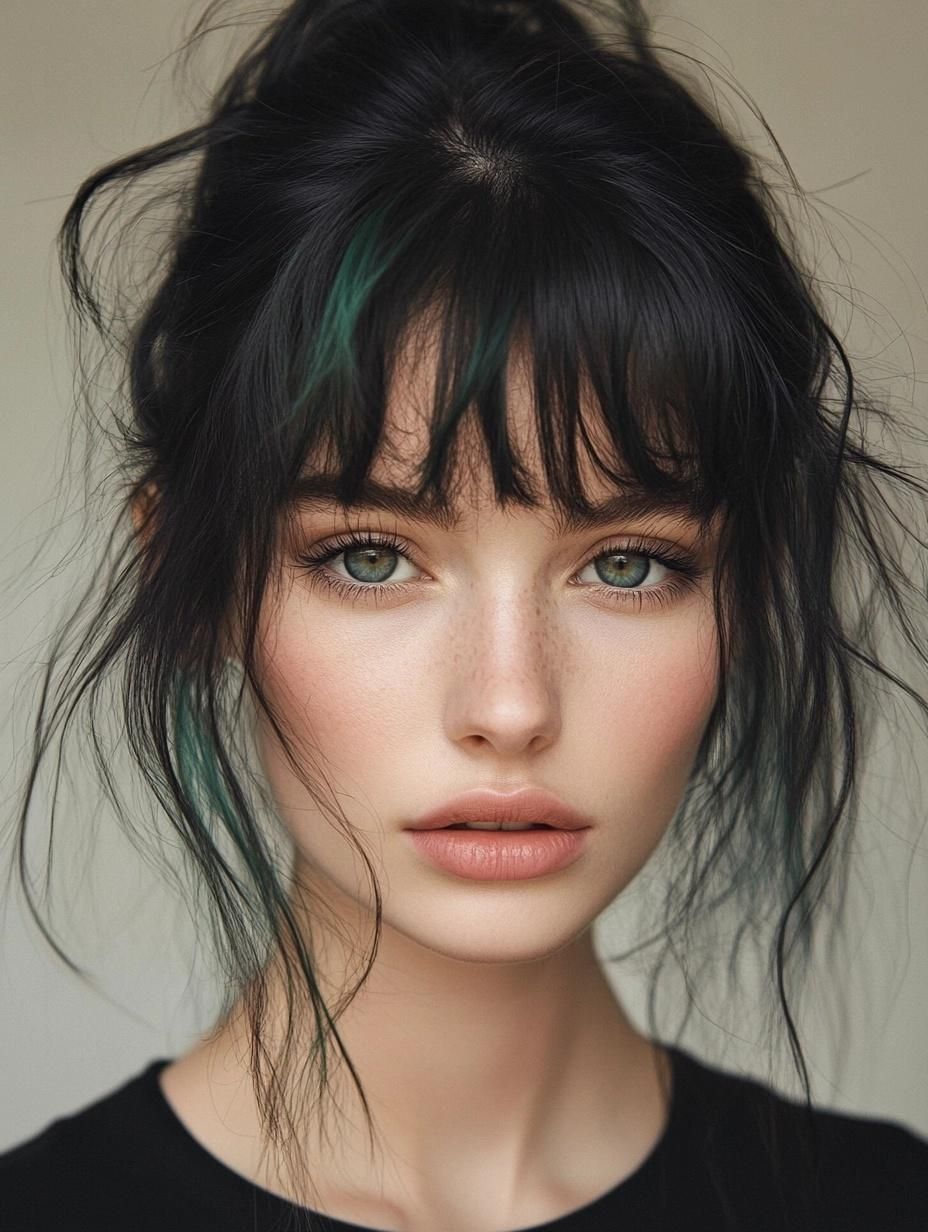 Effortlessly Chic Wispy Bangs: Stylish Ideas for Every Hair Type