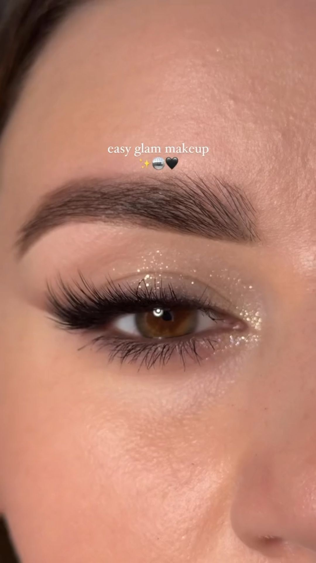 Easy eye makeup look