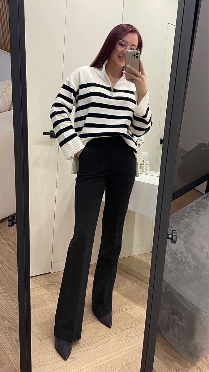 Джемпер в полоску