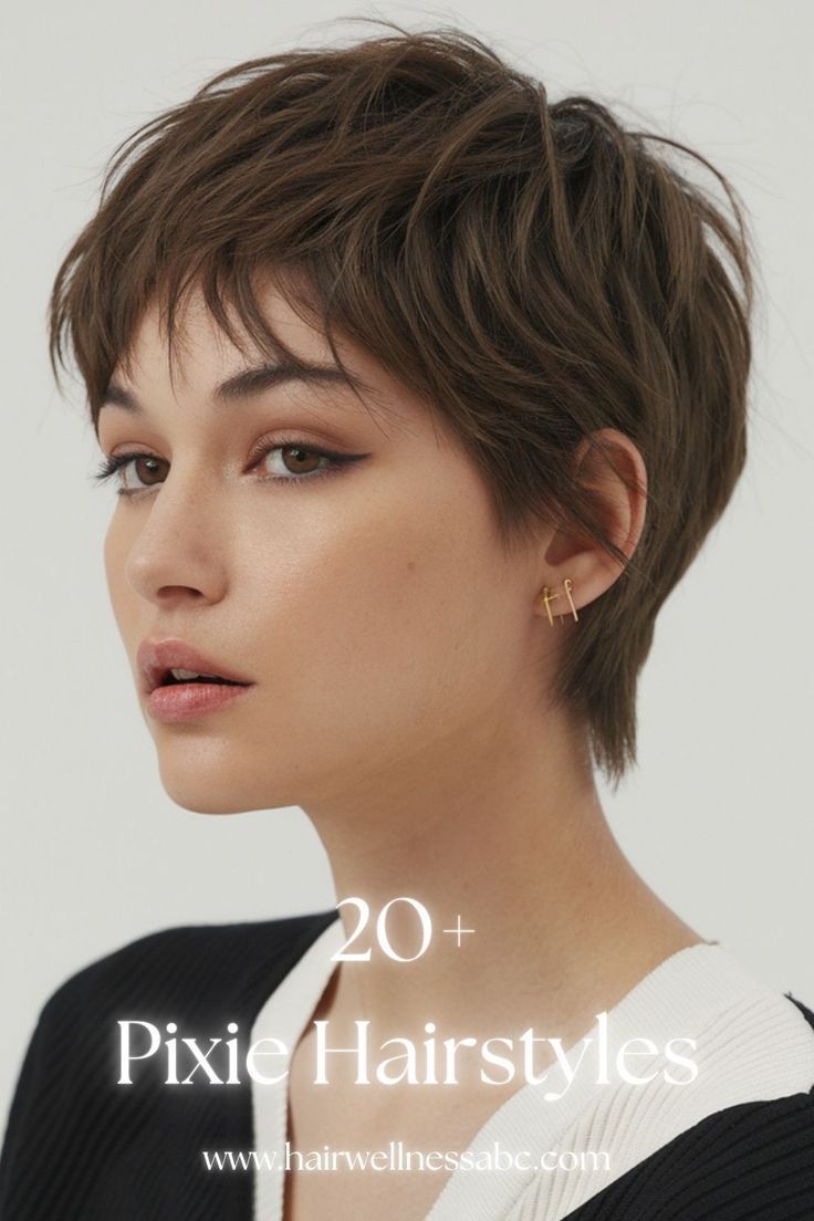 Стильные стрижки пикси и шэгги для круглого лица: серые и серебряные тренды