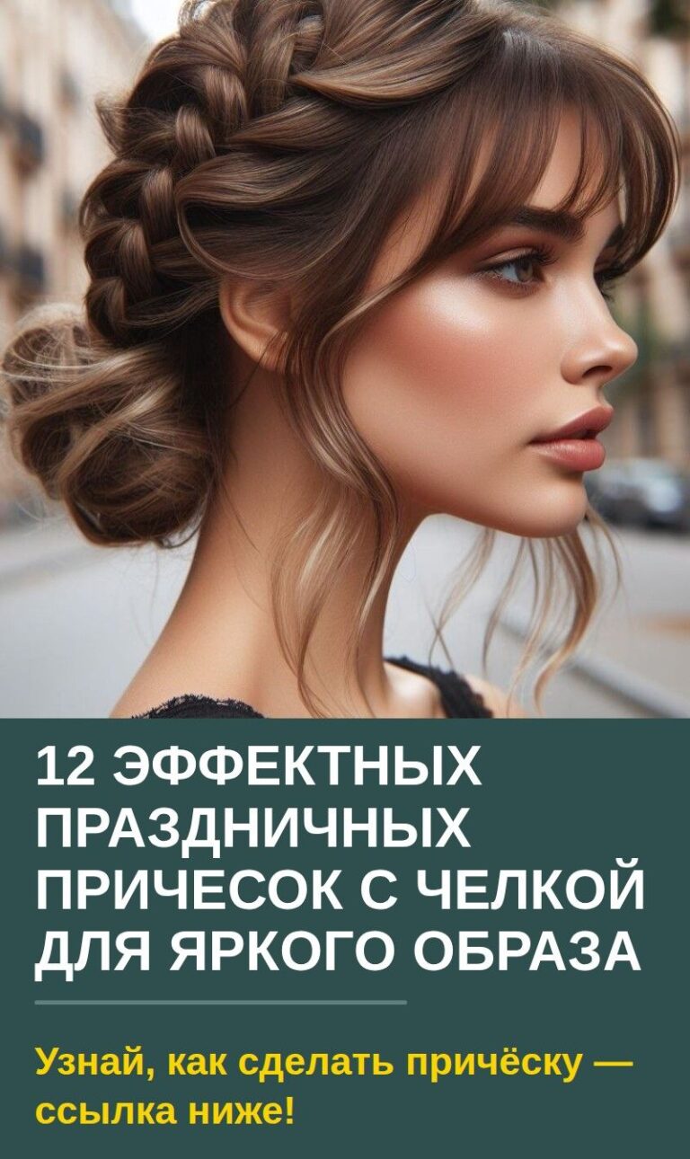 12 эффектных праздничных причесок с челкой для яркого образа