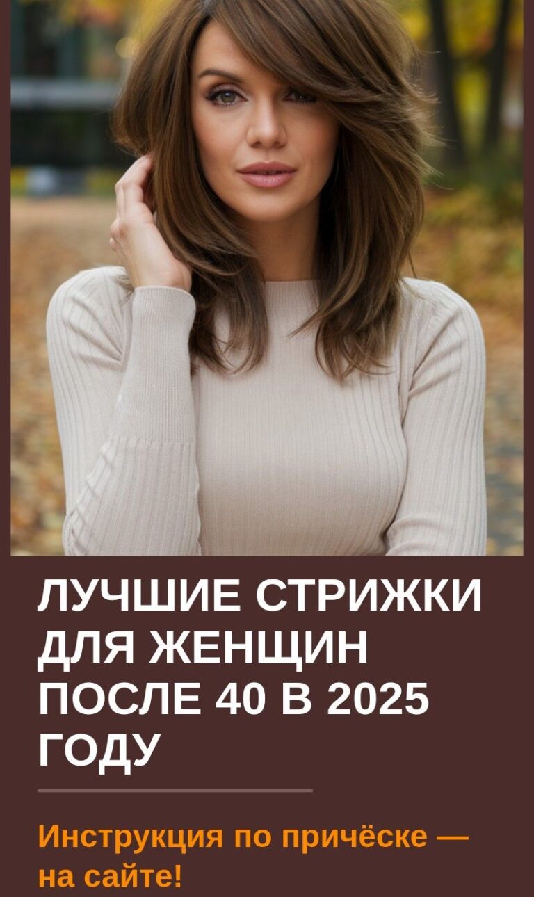 Лучшие стрижки для женщин после 40 в 2025 году