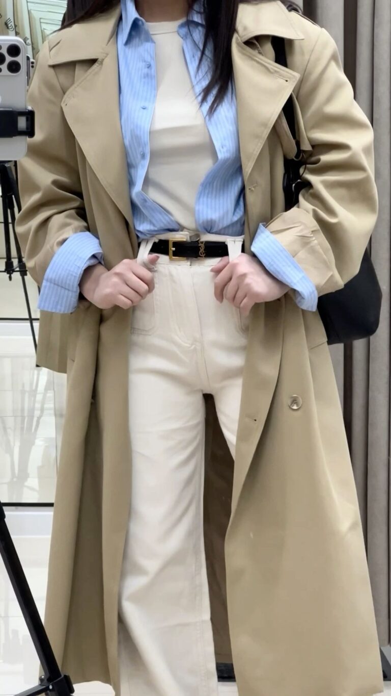 Образ  с бежевым тренчем