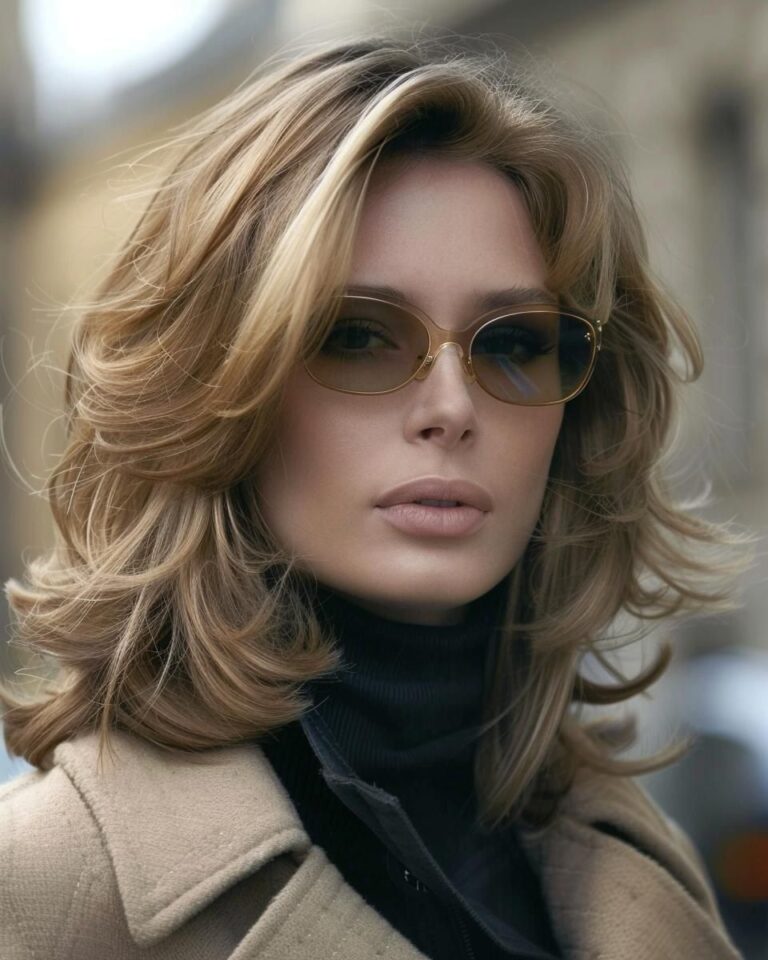 50 Schöne Frisuren für Schulterlange Haare, die Inspirieren