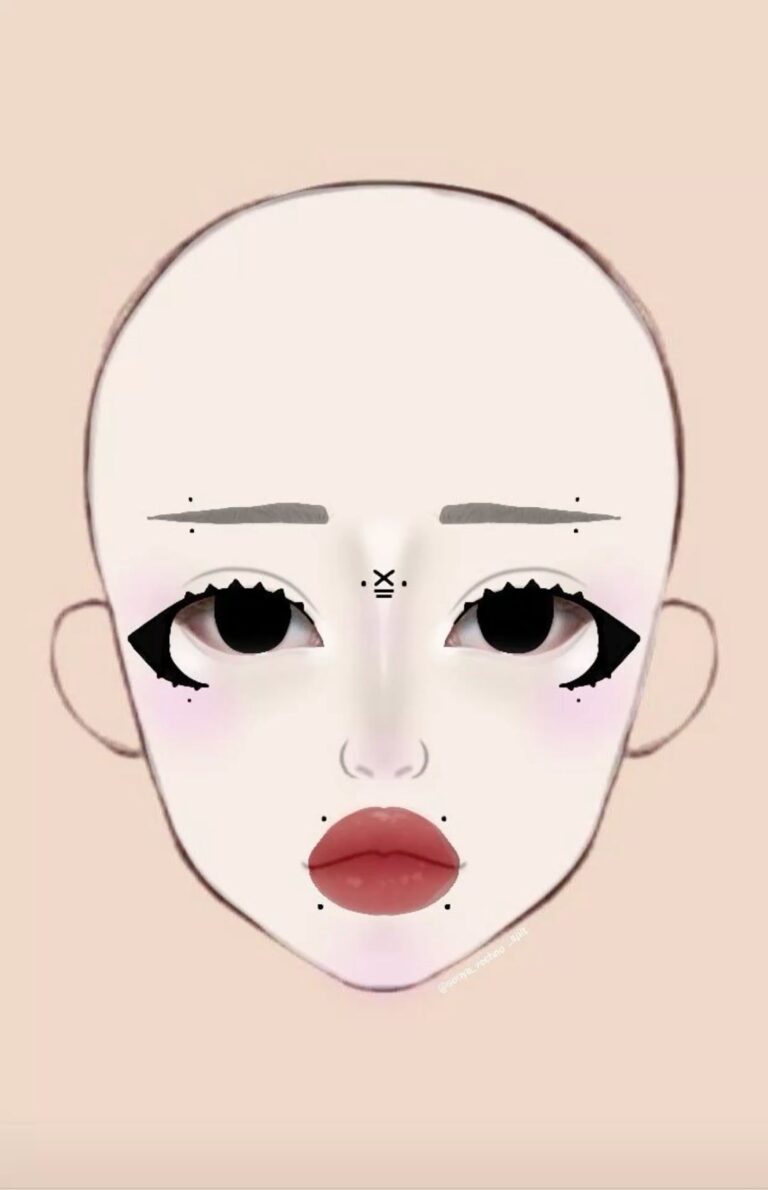 макияж няшки