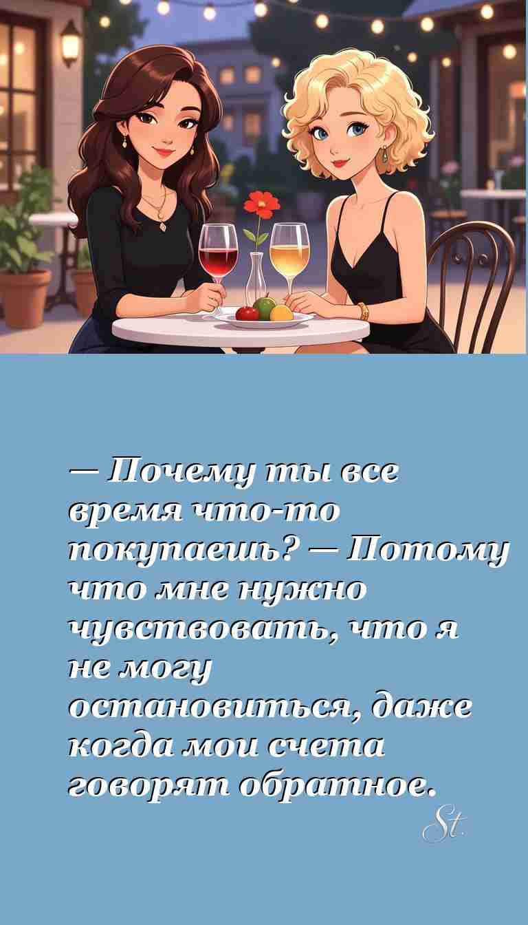Почему покупки важнее счетов смешные анекдоты