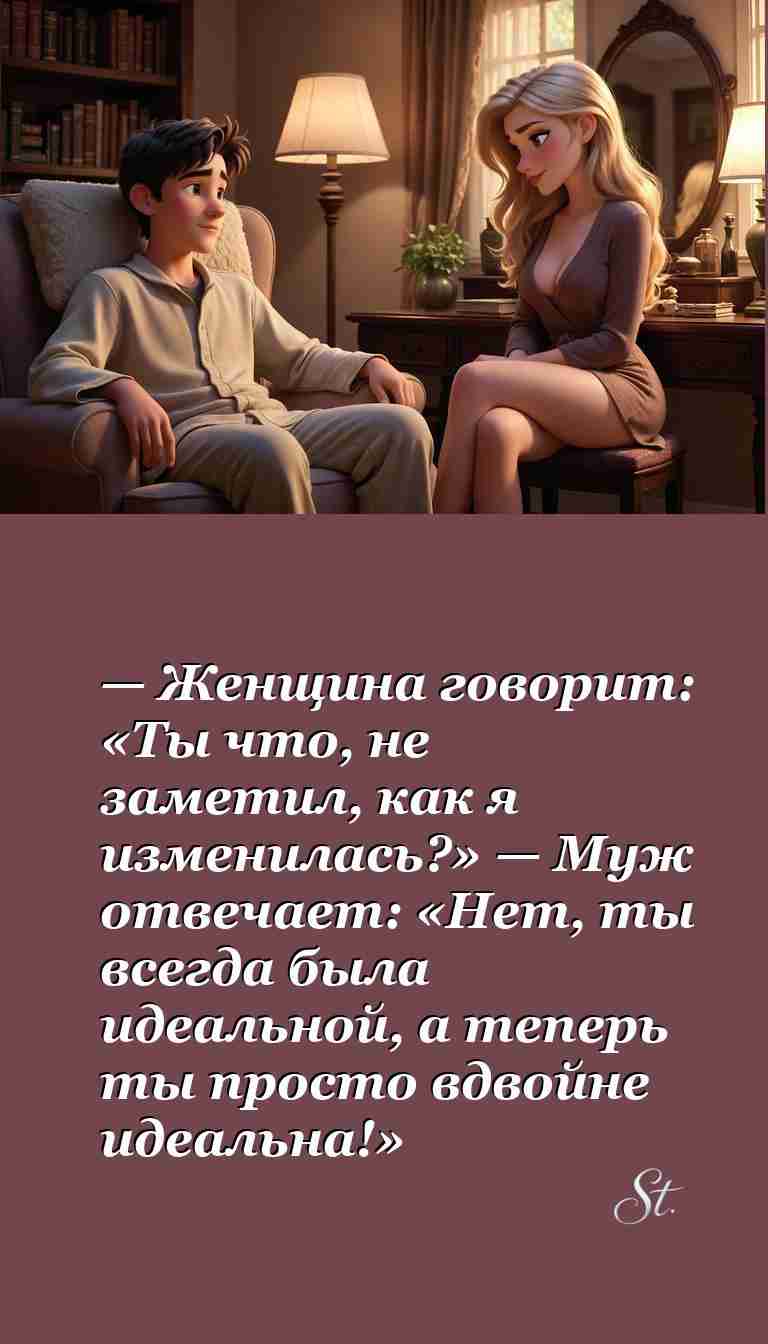 Смешные анекдоты про мужчин и женщин для хорошего настроения