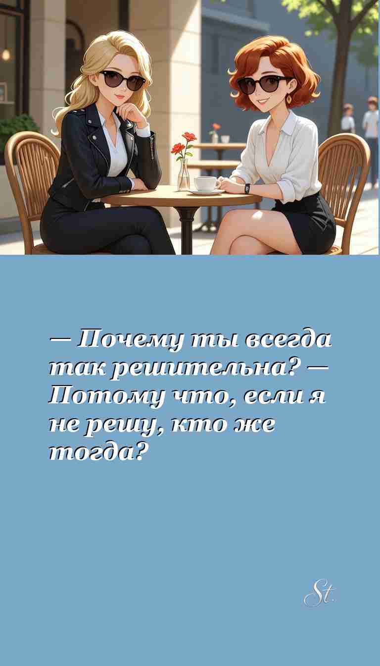 Почему женщины всегда такие решительные анекдоты