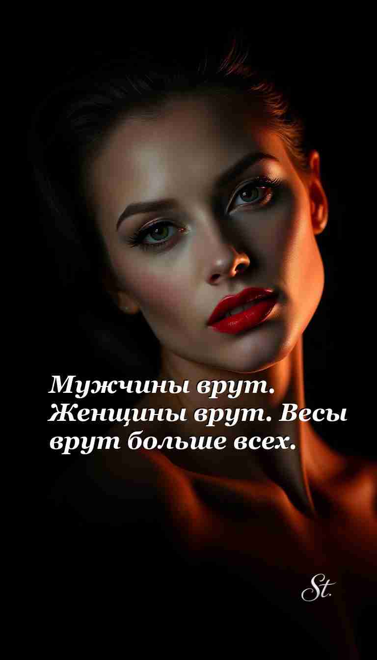 Мужчины и весы врут, а женщины смеются с этим