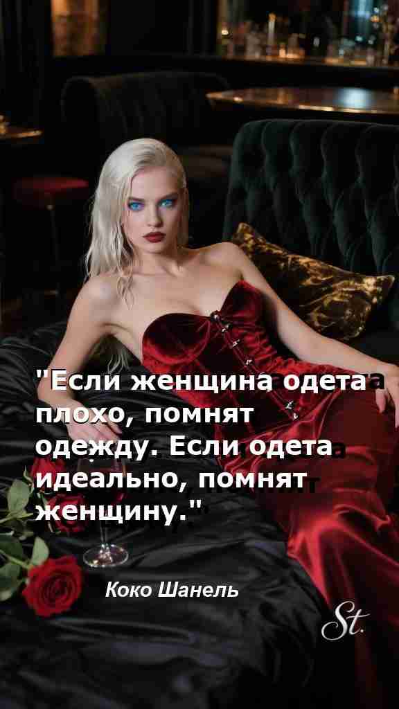 Одевайся стильно и оставайся в памяти других