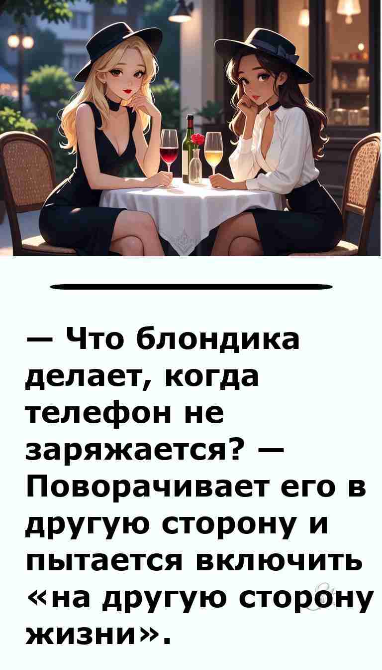 Смешной анекдот про женщин и мужчин в жизни