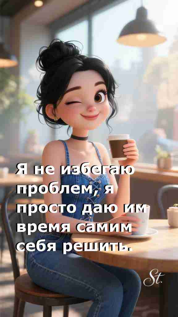 Проблемы сами себя решат мудрой женщине