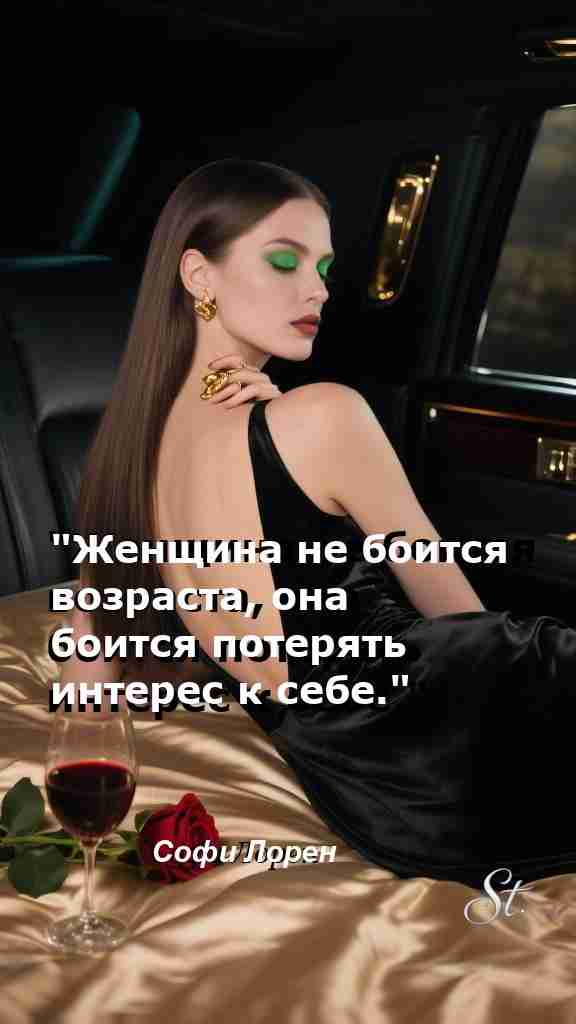 Возраст не помеха уверенности и интересу к себе