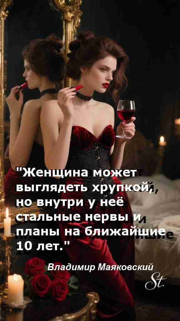 Сила женщины в её нервах и мечтах на будущее