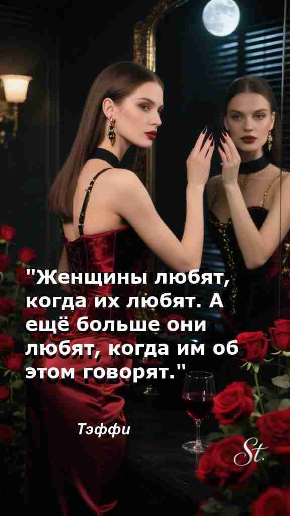 Любовь и слова важны для каждой женщины