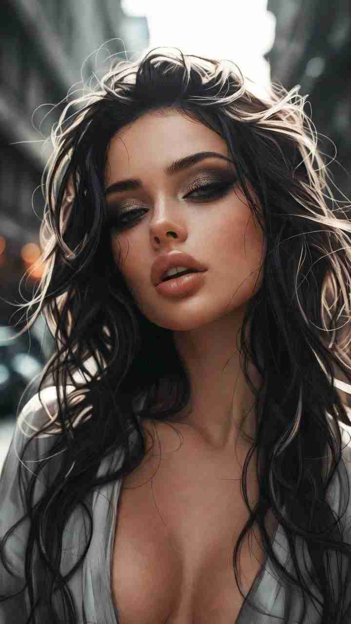 Естественная красота современных женщин в портретах