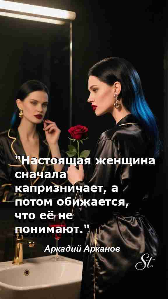 Капризы и обиды мудрой женщины в цитатах